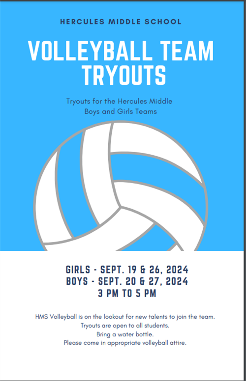 HMS Volleyball Team Tryouts